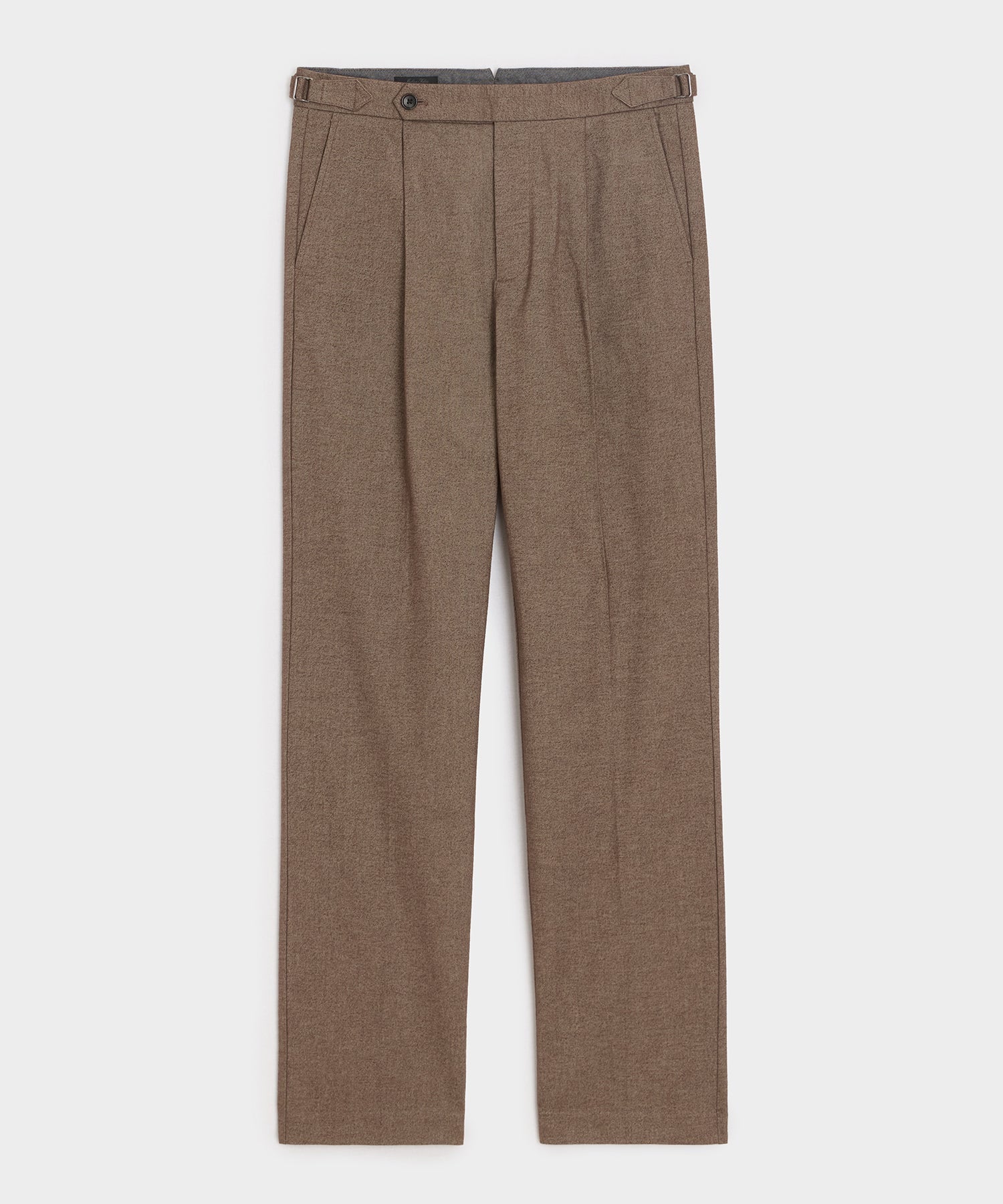 Italian Heathered Cotton Side Tab Trouser