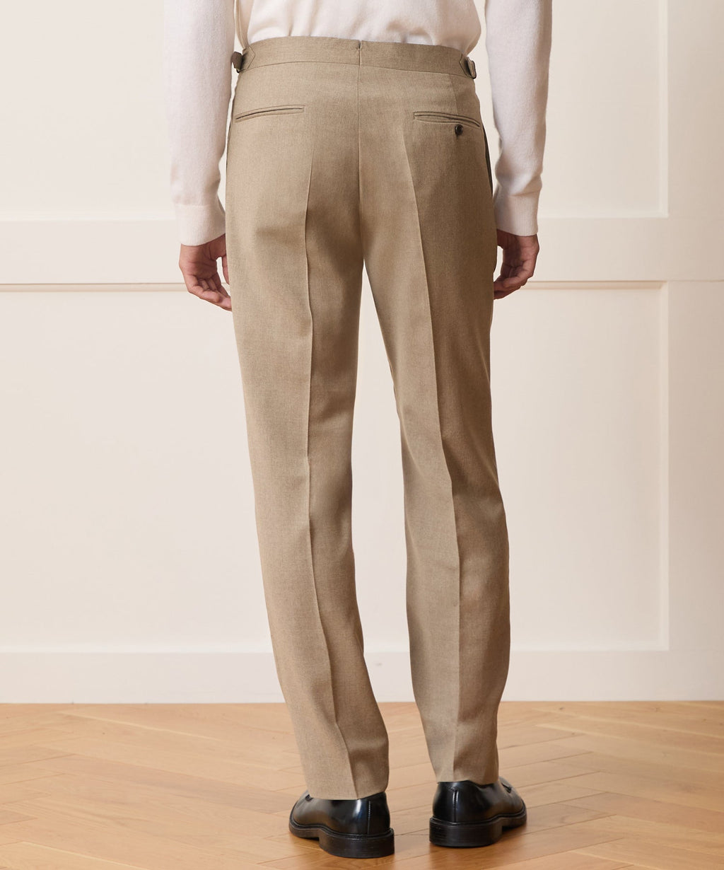 Brushed Flannel Side Tab Trouser