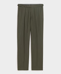 Brushed Flannel Side Tab Trouser