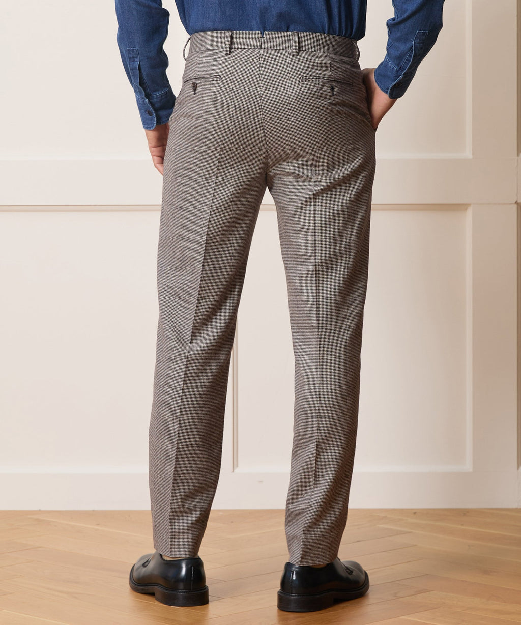 Italian Flannel Houndstooth Sutton Suit