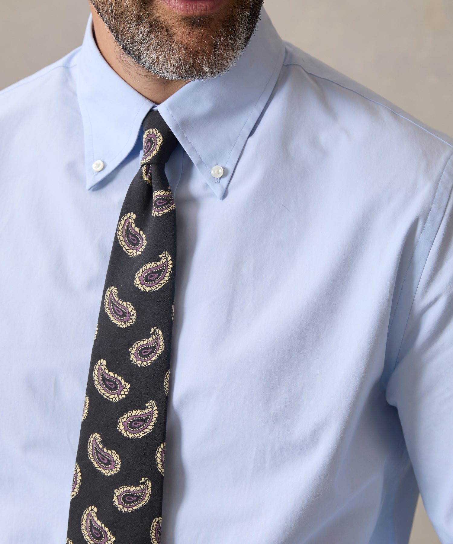 Italian Silk Dark Paisley Tie