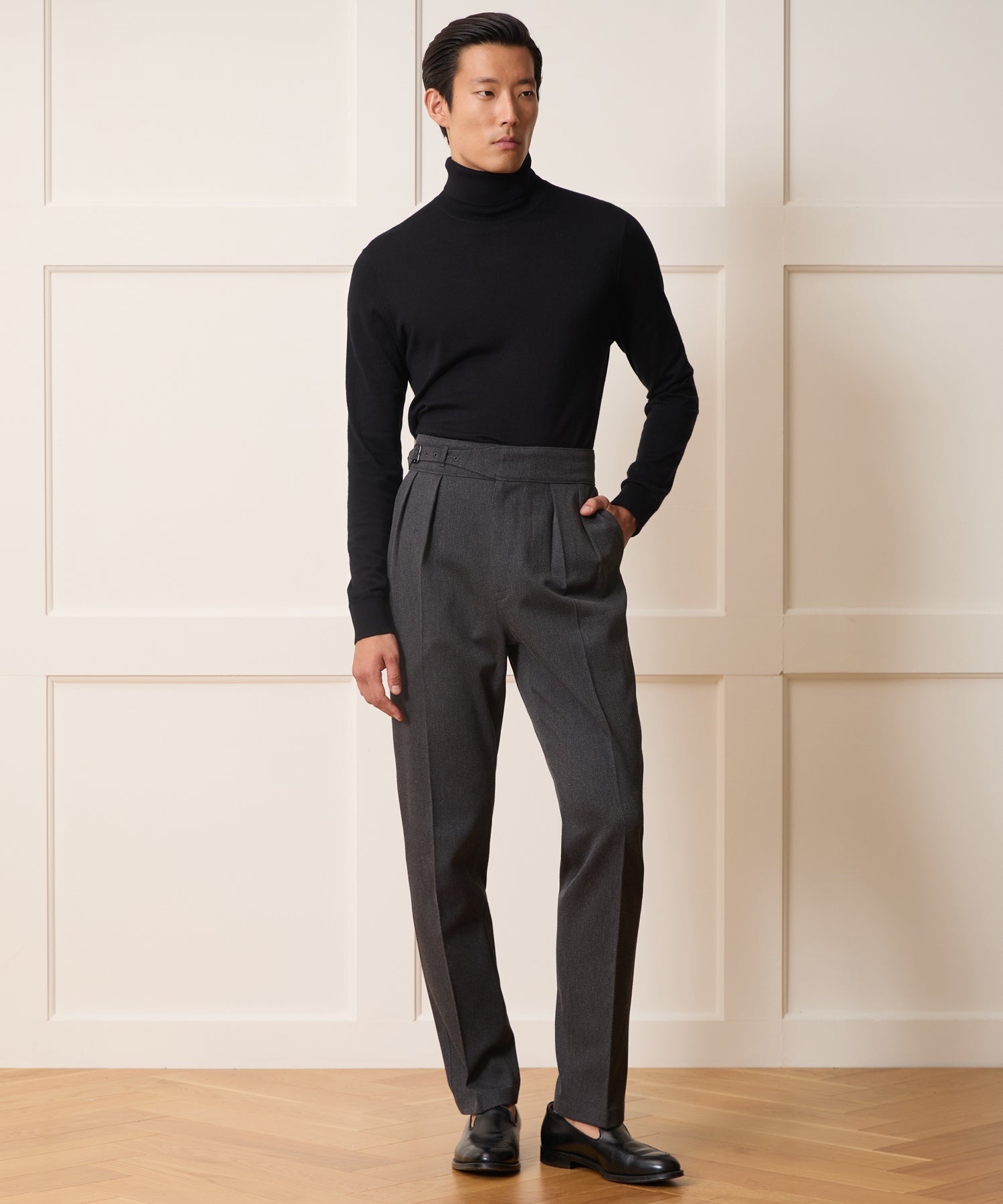 Silk-Cashmere Turtleneck Sweater