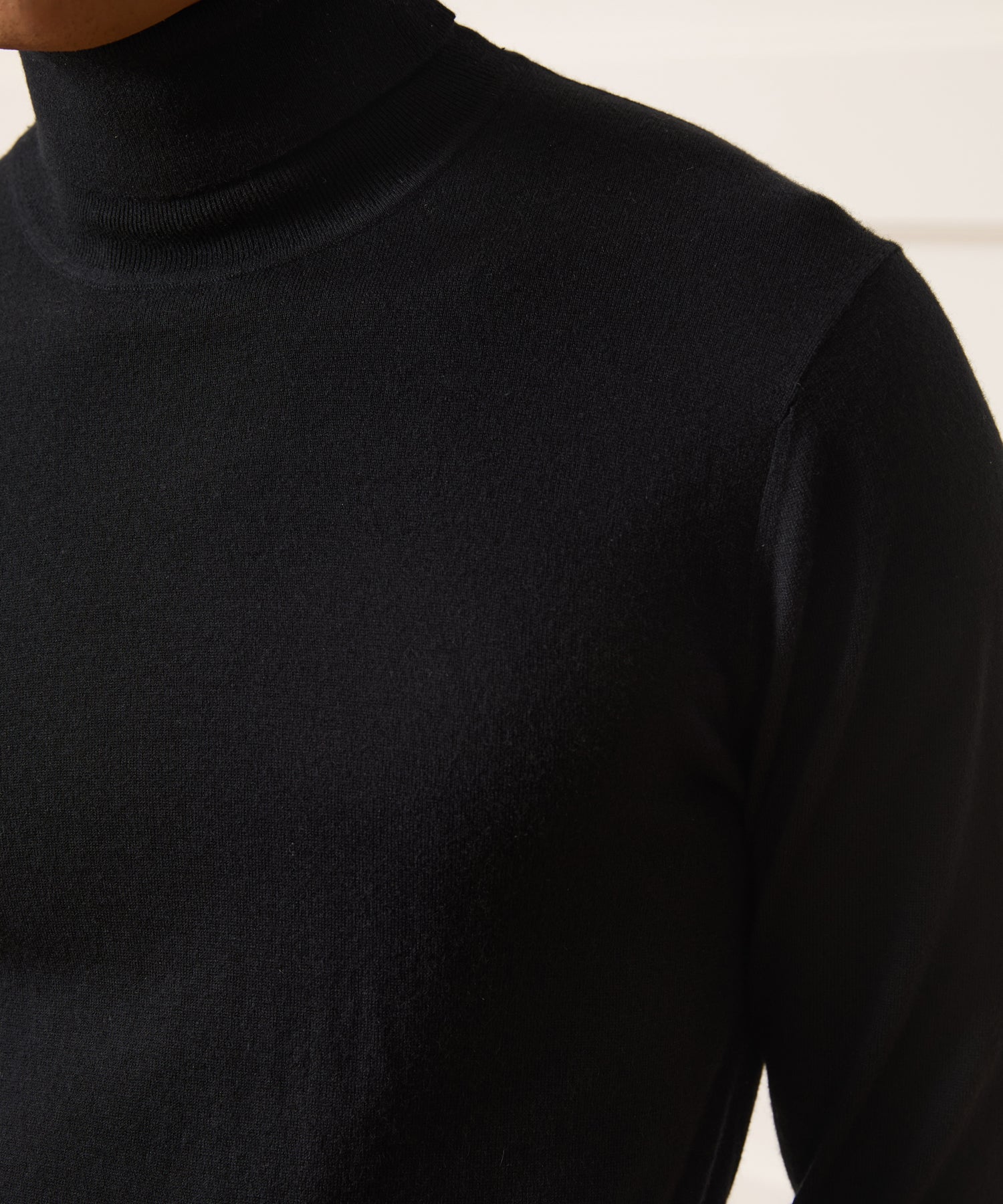 Silk-Cashmere Turtleneck Sweater