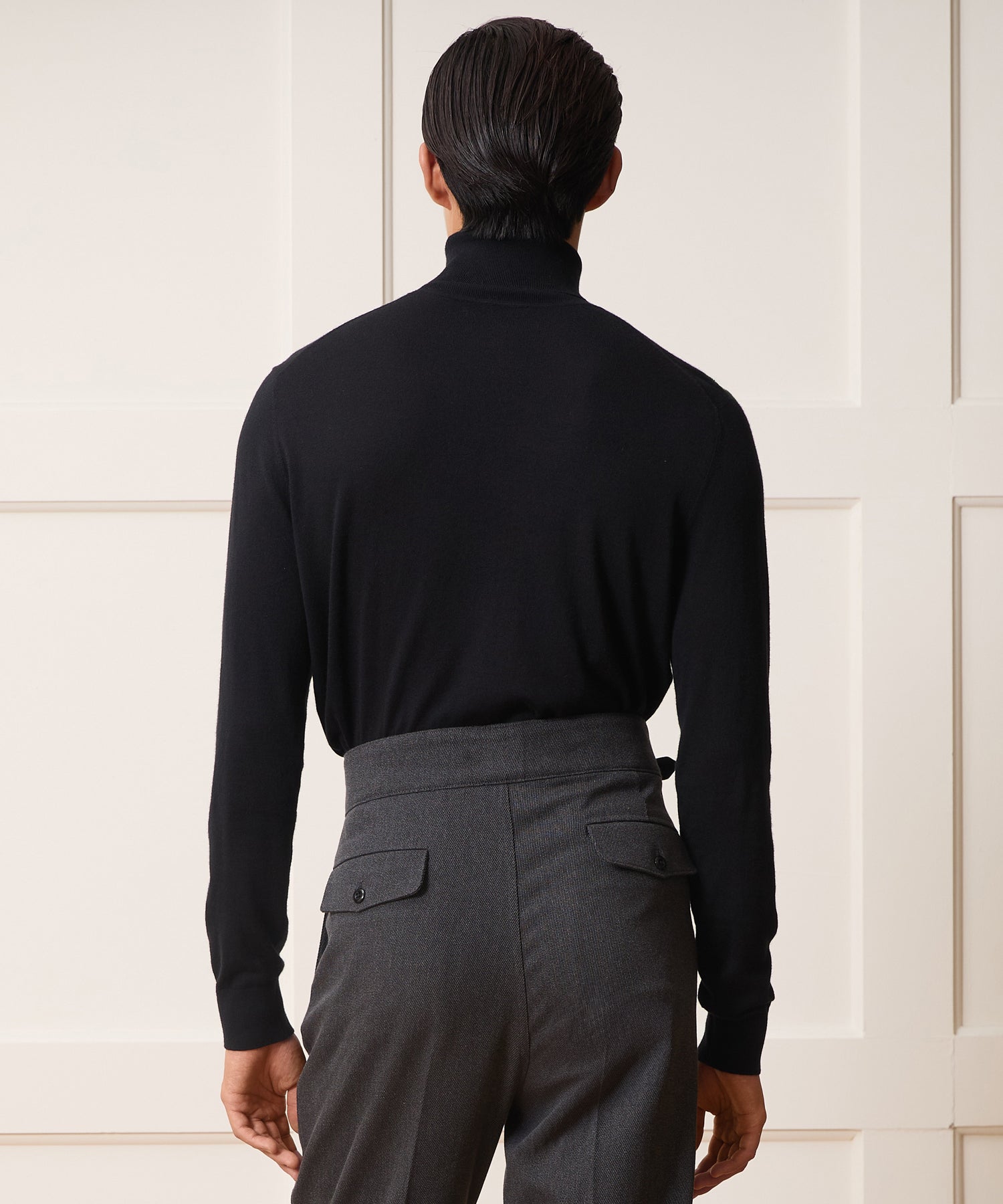 Silk-Cashmere Turtleneck Sweater