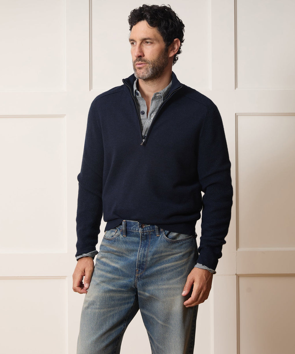 Merino Quarter-Zip