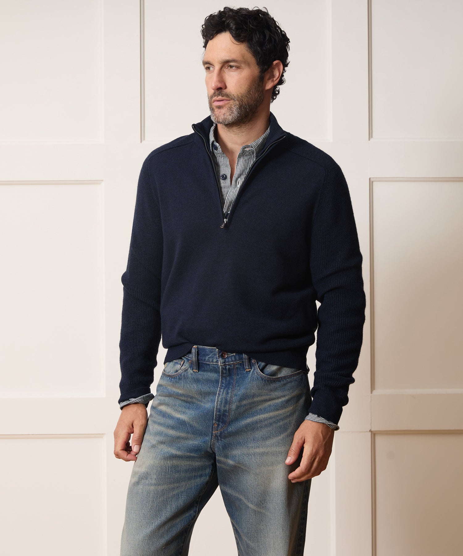 Merino Quarter-Zip