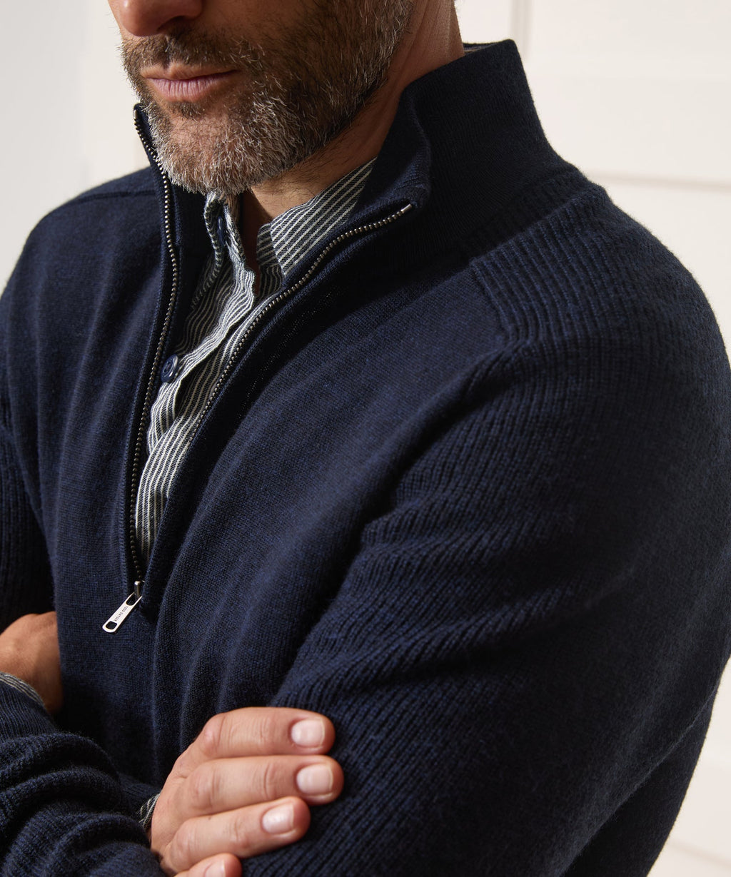 Merino Quarter-Zip