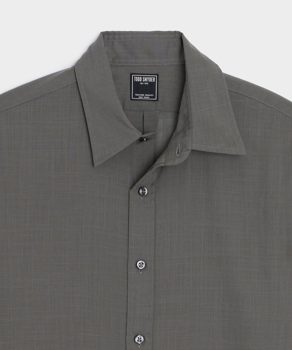 Slim Summerweight Point Collar Shirt