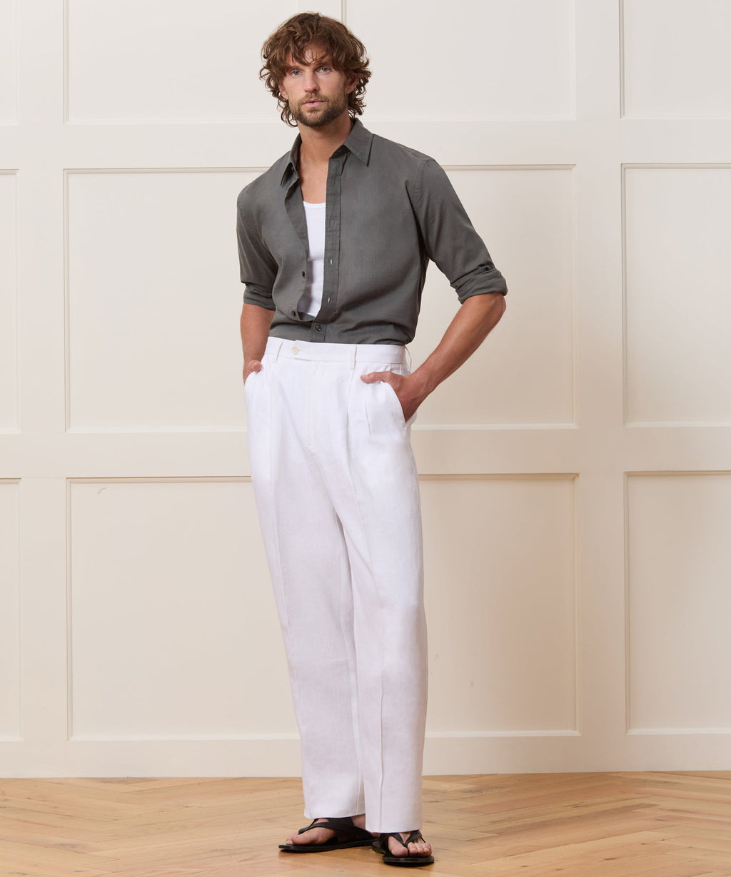 Slim Summerweight Point Collar Shirt