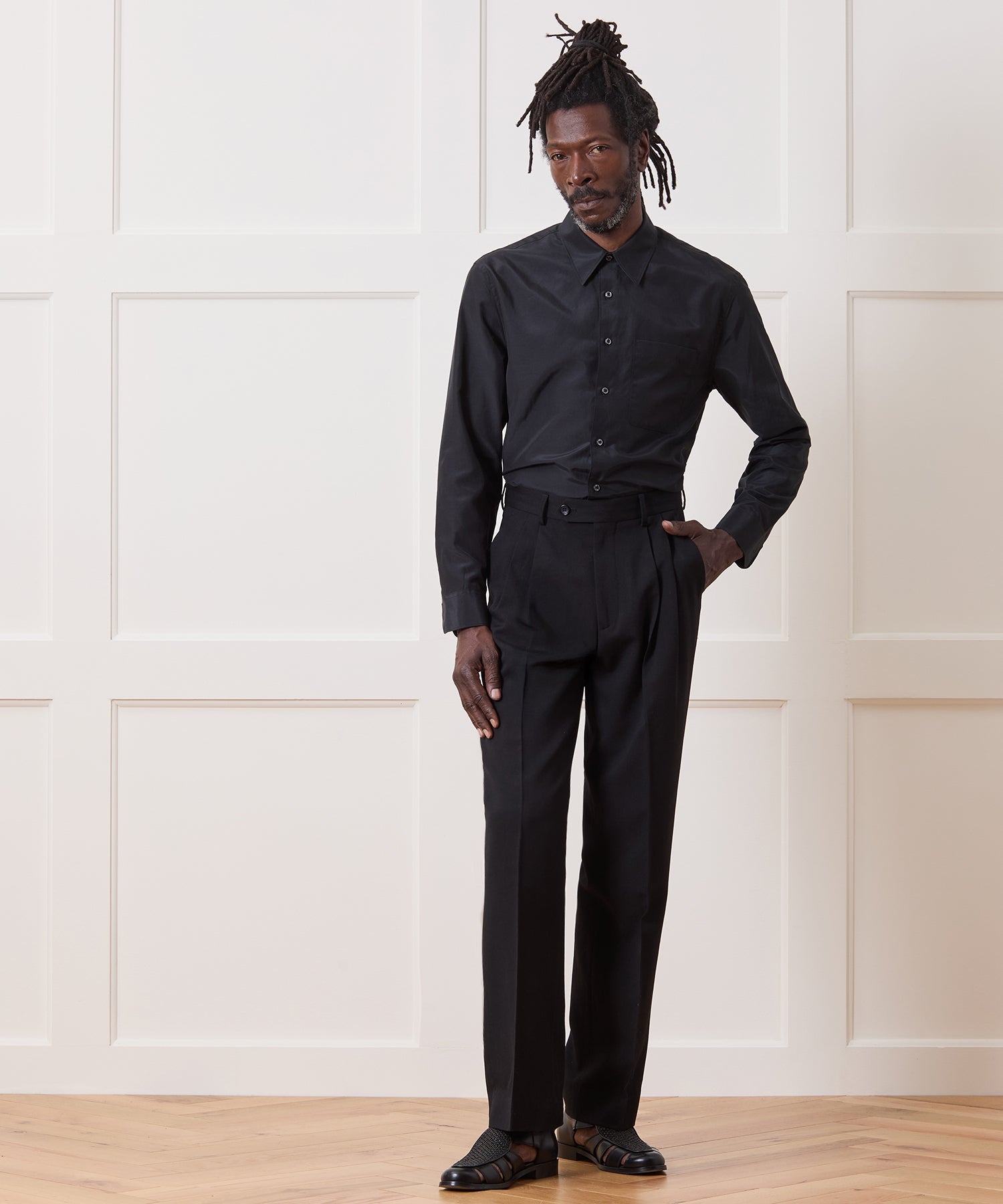 Cotton-Silk Big Shirt