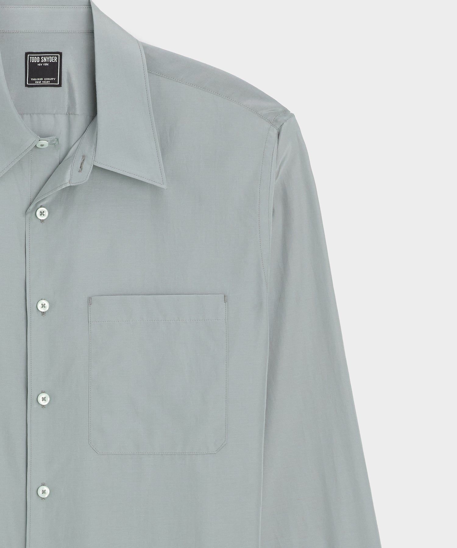 Cotton-Silk Big Shirt