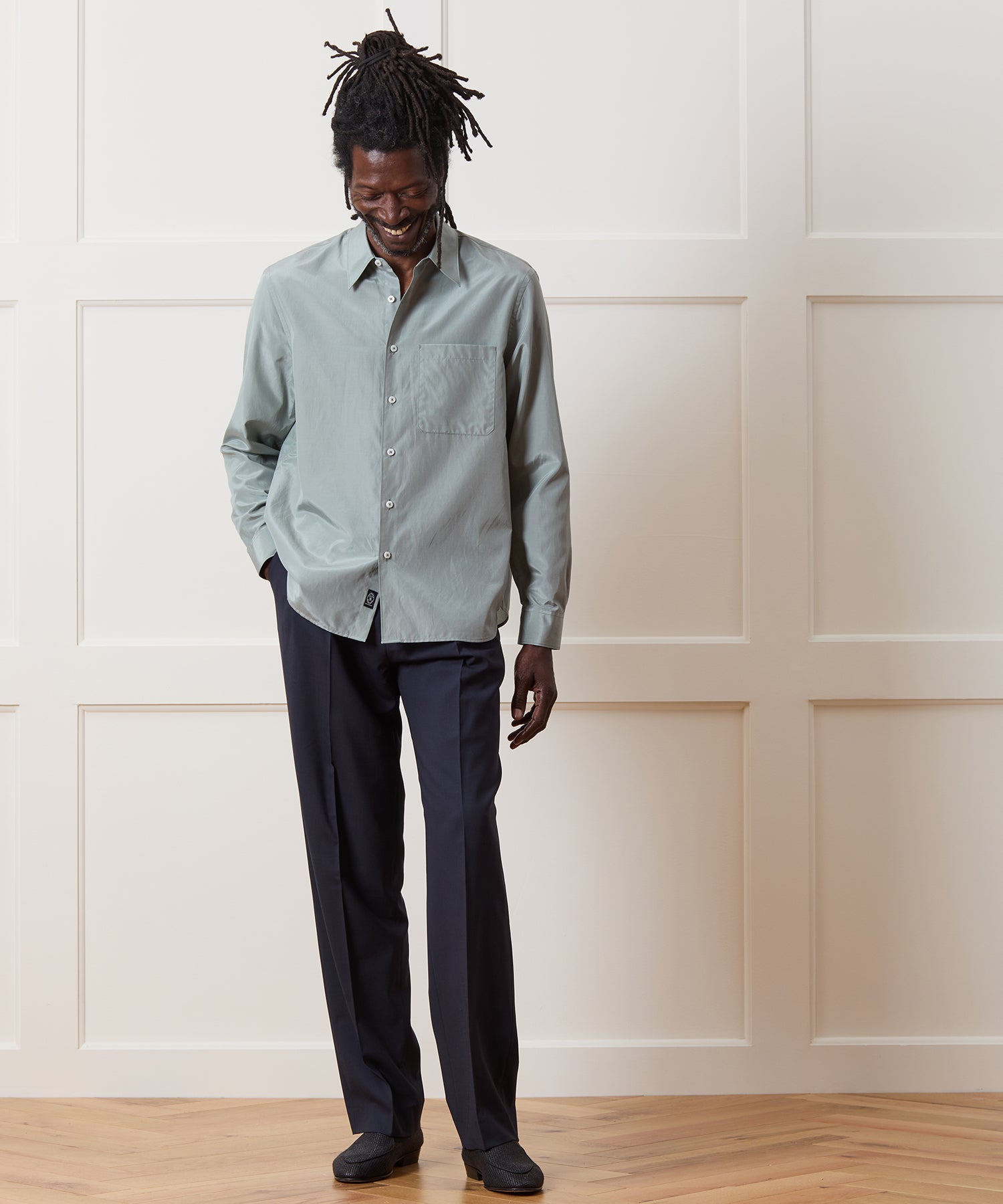 Cotton-Silk Big Shirt