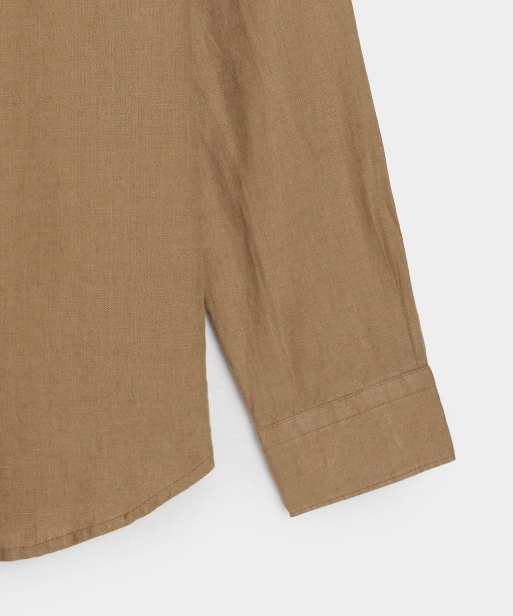Sea Soft Irish Linen Point Collar Shirt