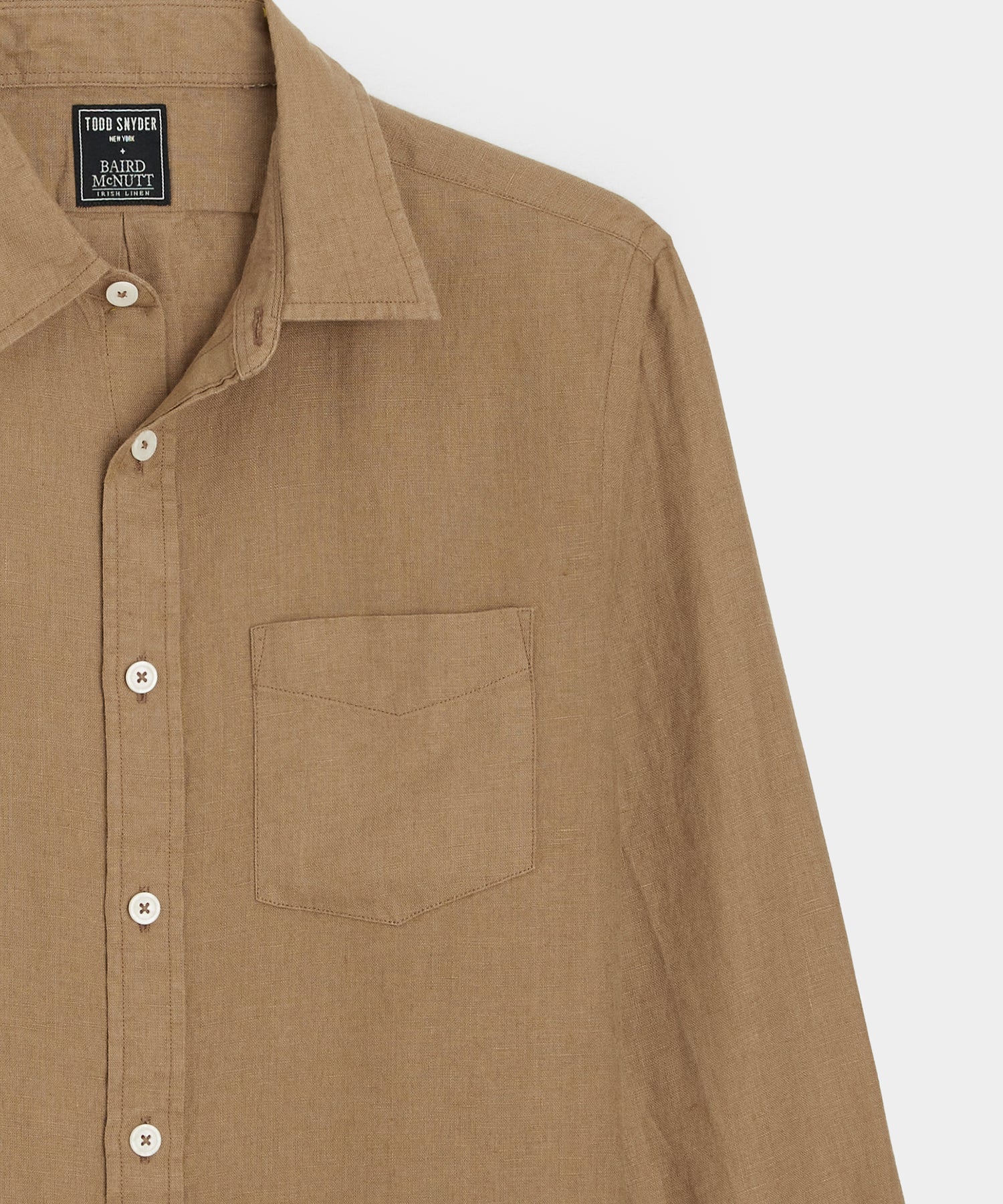 Sea Soft Irish Linen Point Collar Shirt