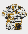 Cropped Silk-Cotton Camp Collar Shirt
