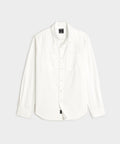 Classic Fit Denim Overshirt in White