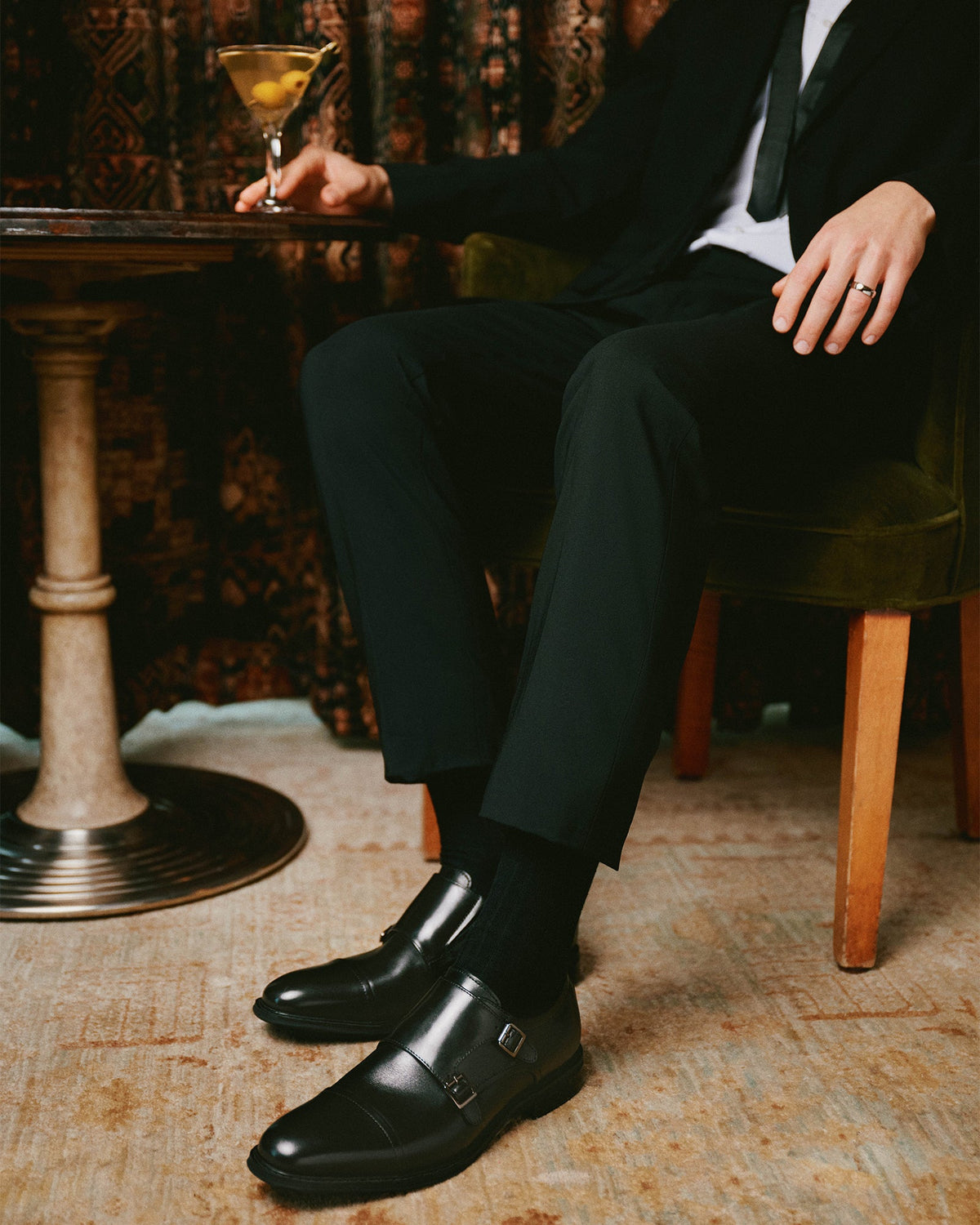 HARAN BLACK LEATHER