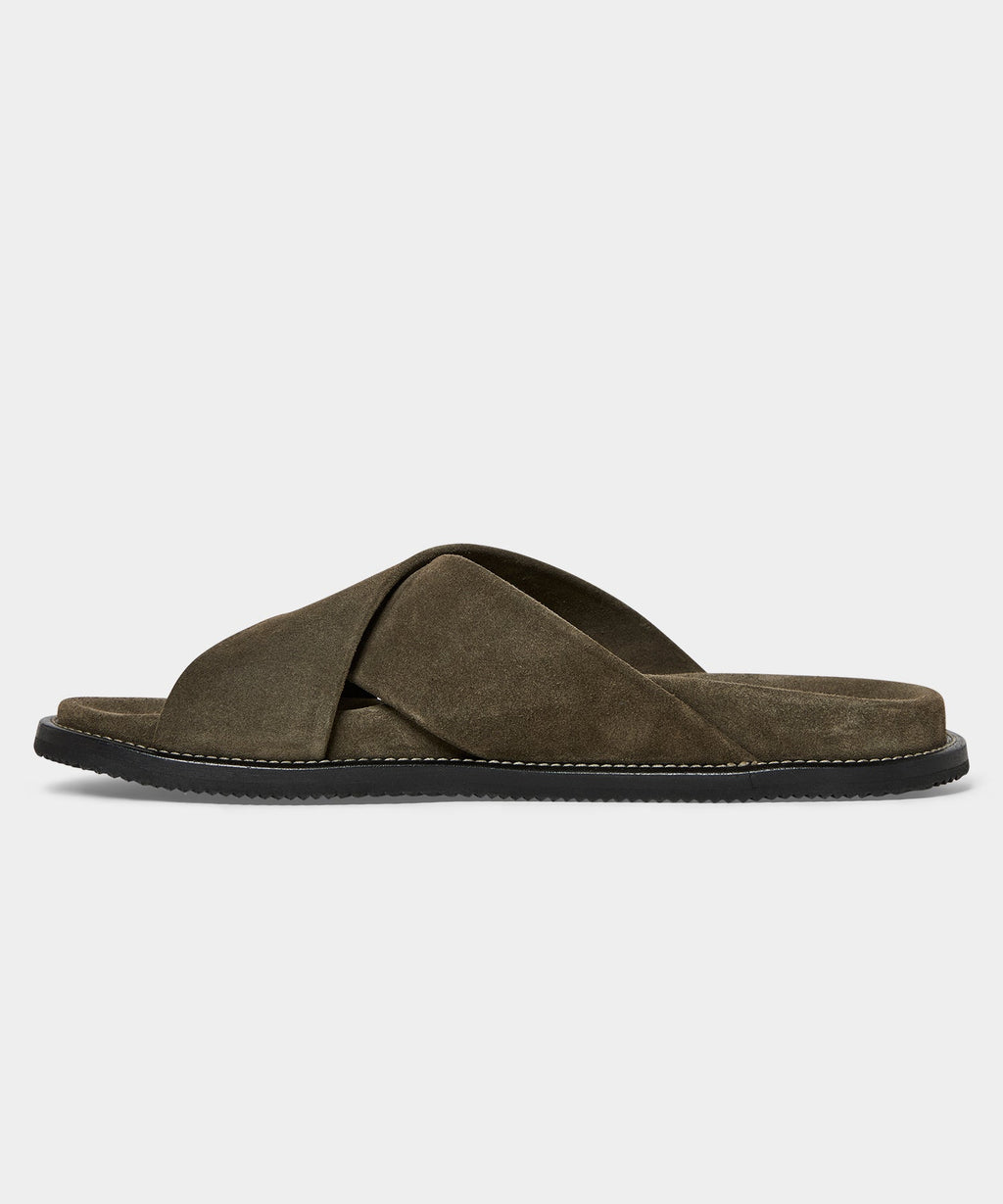 Nomad Suede Crossover Sandal