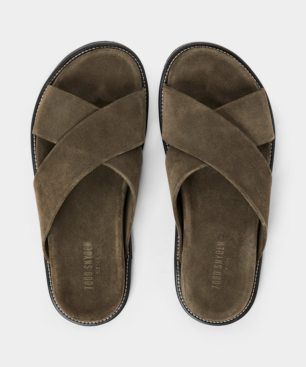 Nomad Suede Crossover Sandal