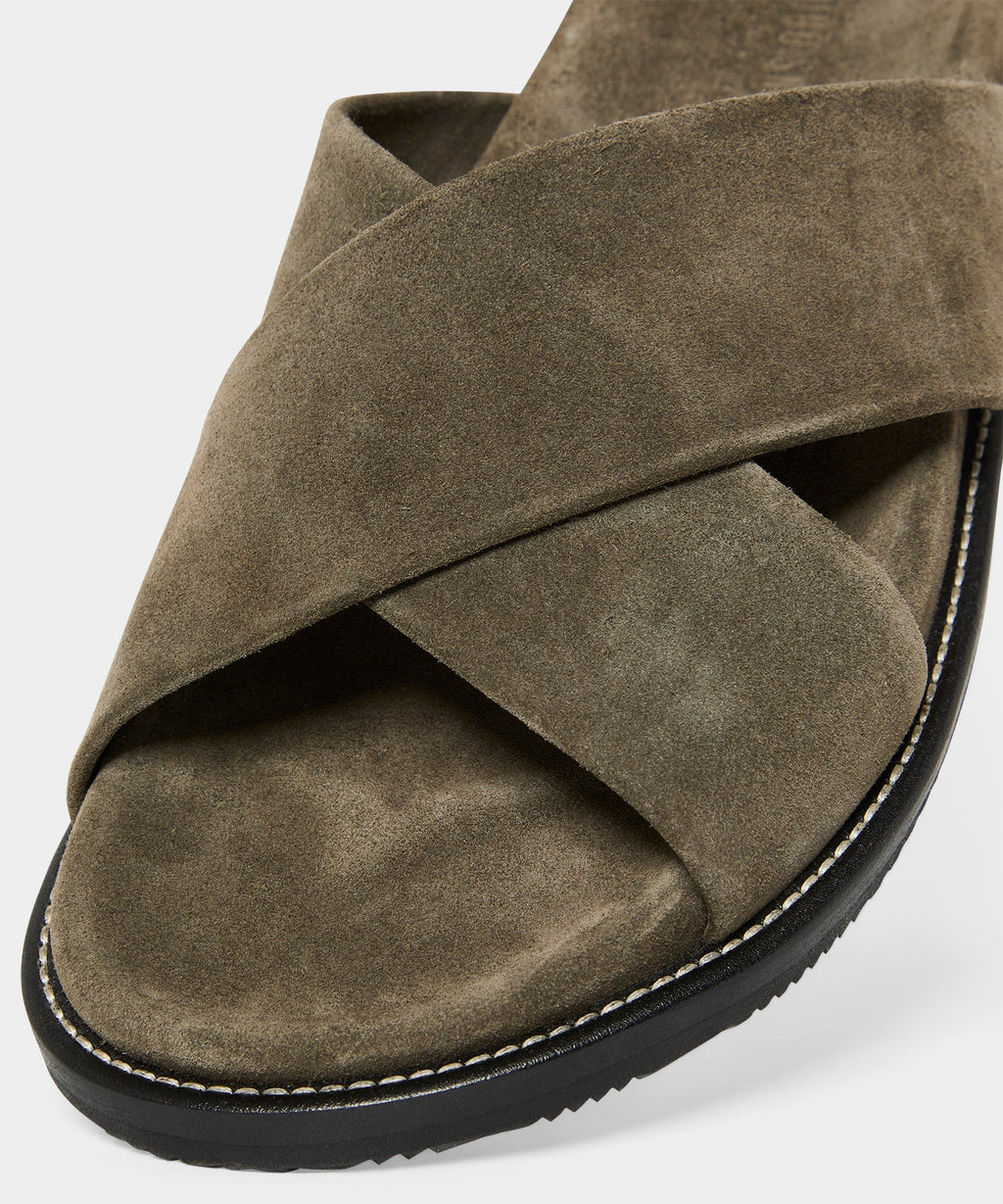 Nomad Suede Crossover Sandal