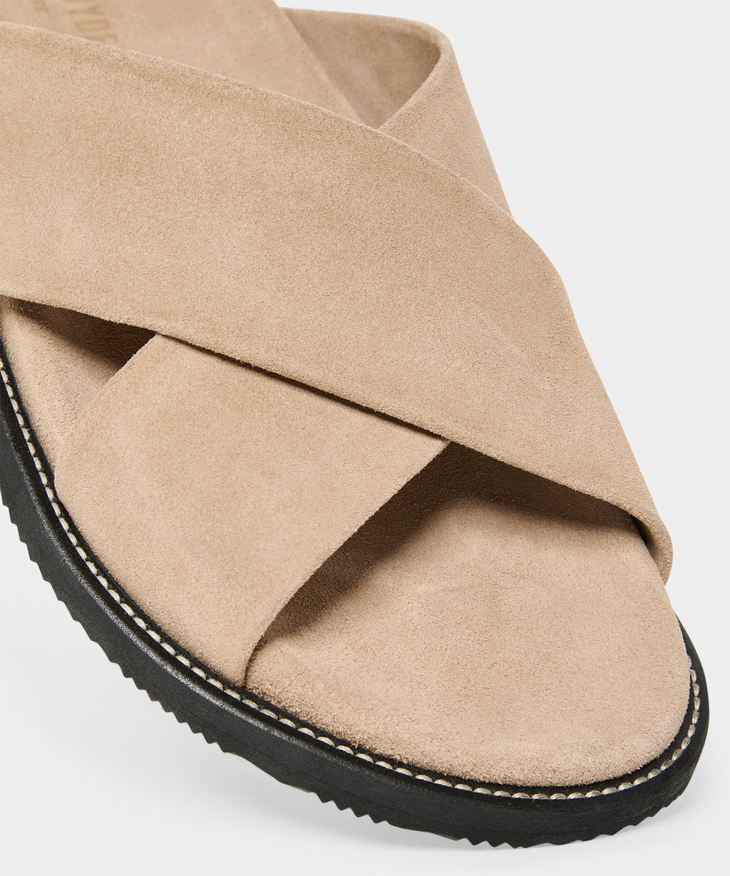 Nomad Suede Crossover Sandal