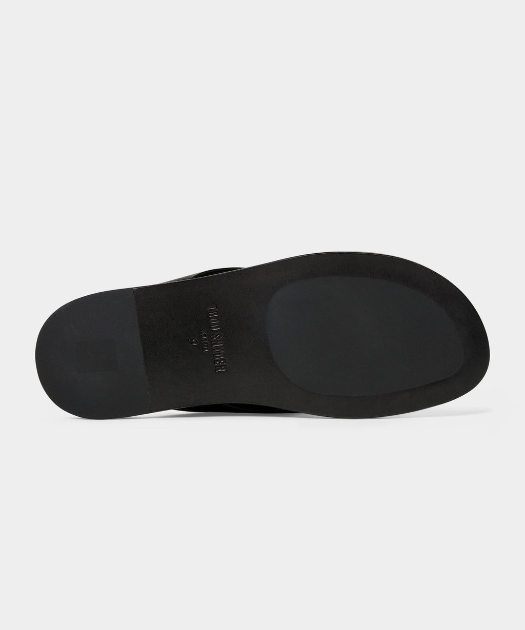 Porto Leather Crossover Sandal