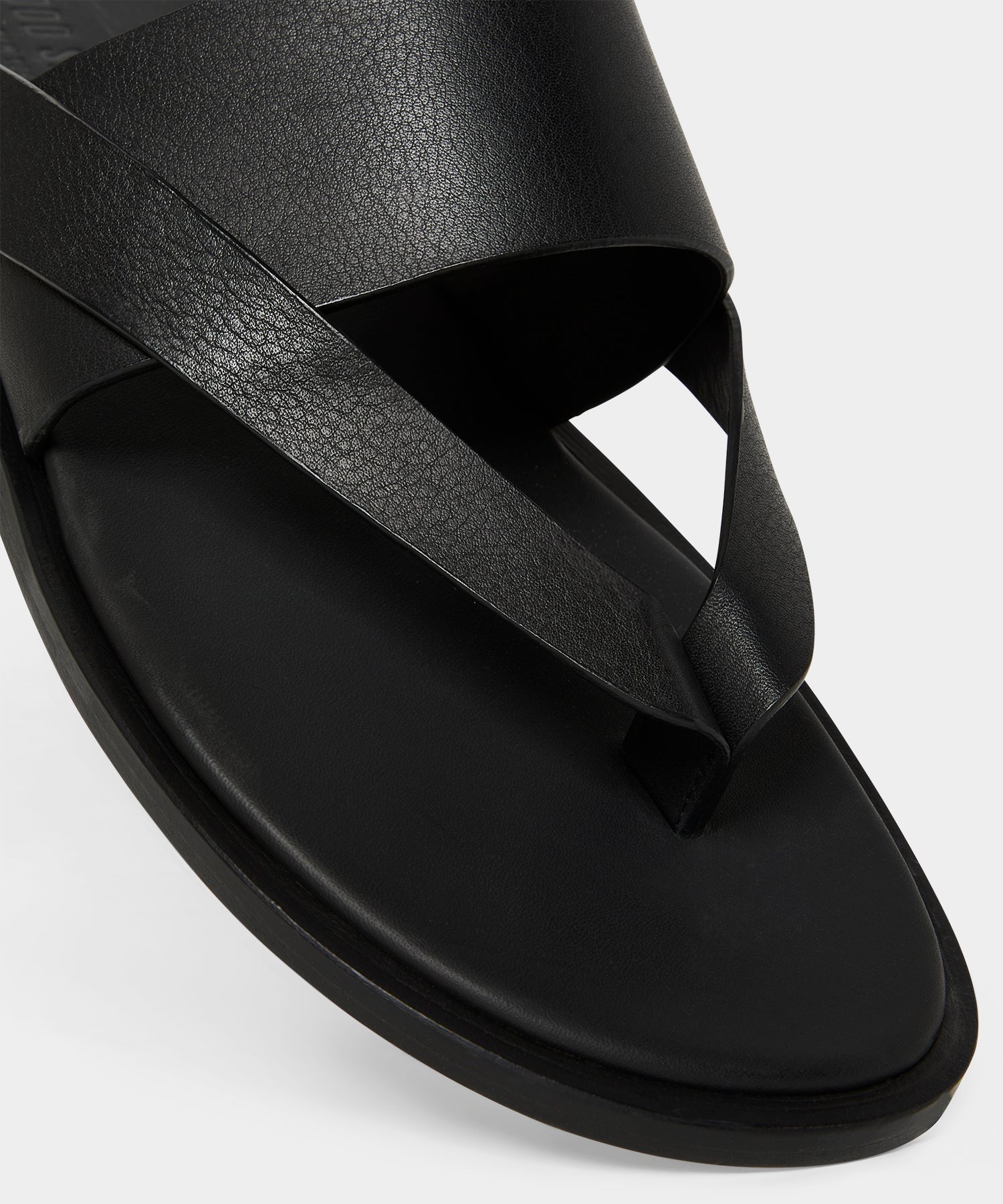 Porto Leather Crossover Sandal