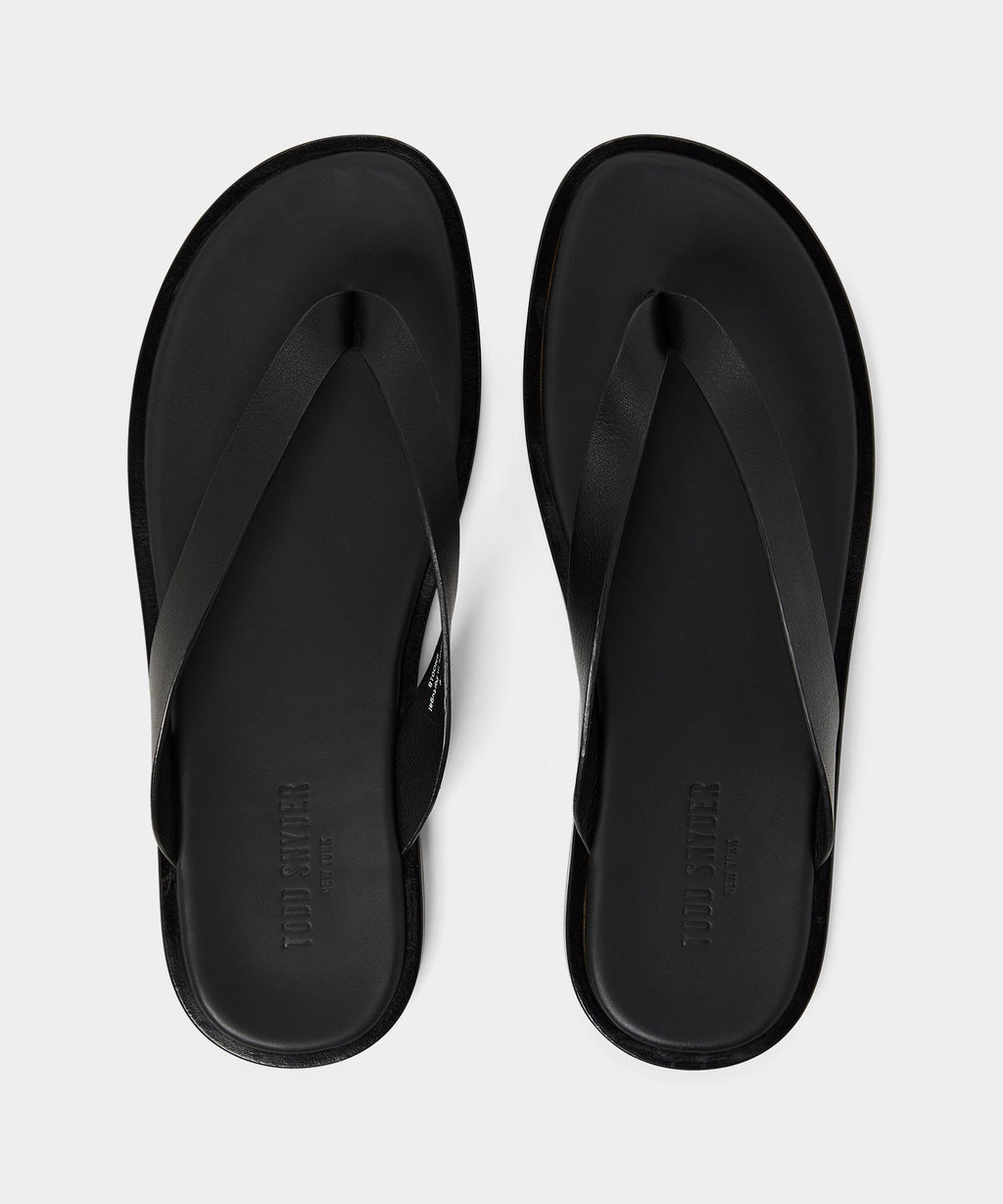 Porto Leather Thong Sandal