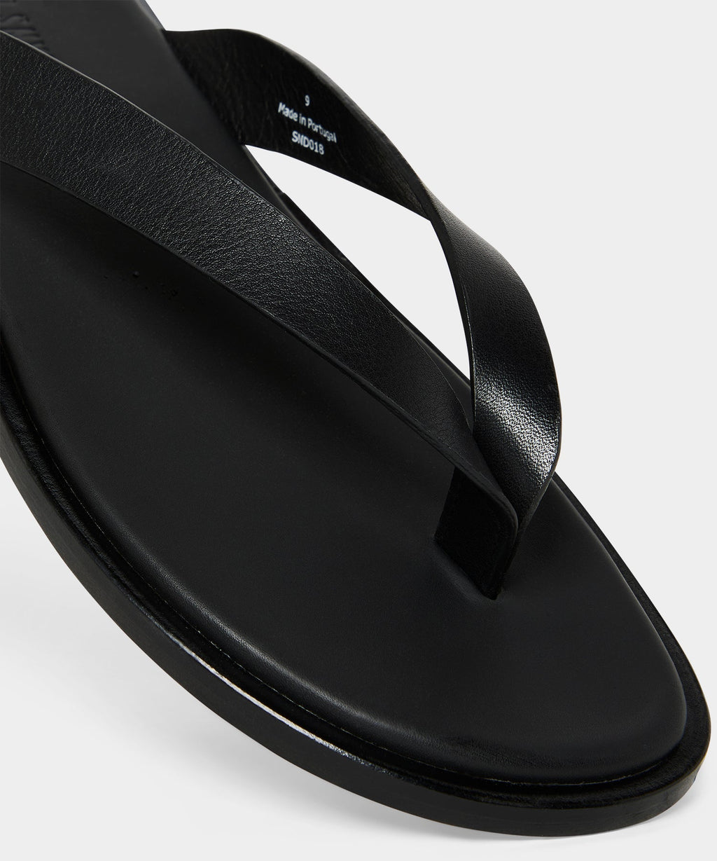 Porto Leather Thong Sandal