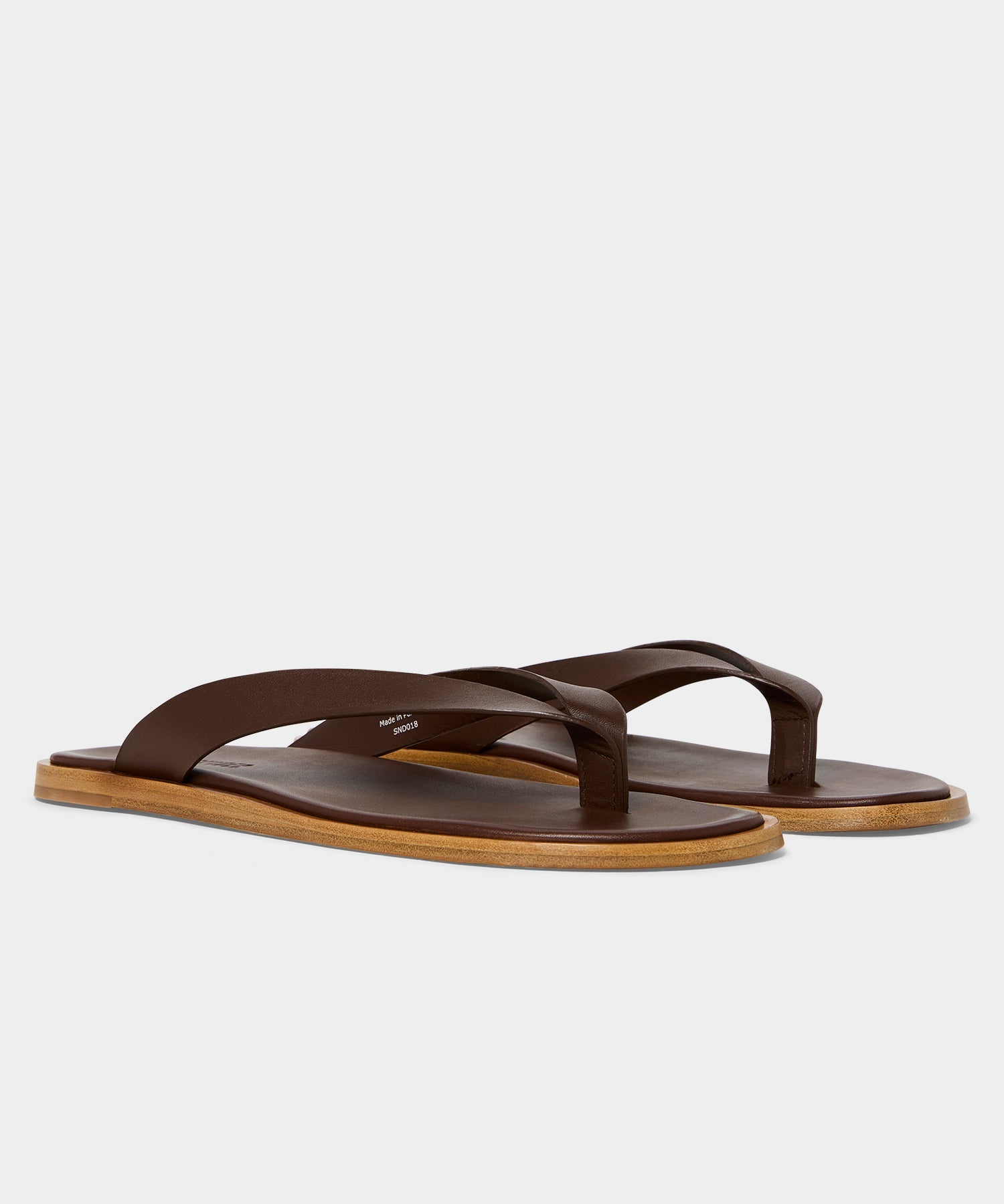 Porto Leather Thong Sandal