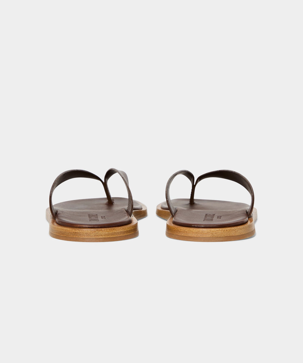 Porto Leather Thong Sandal