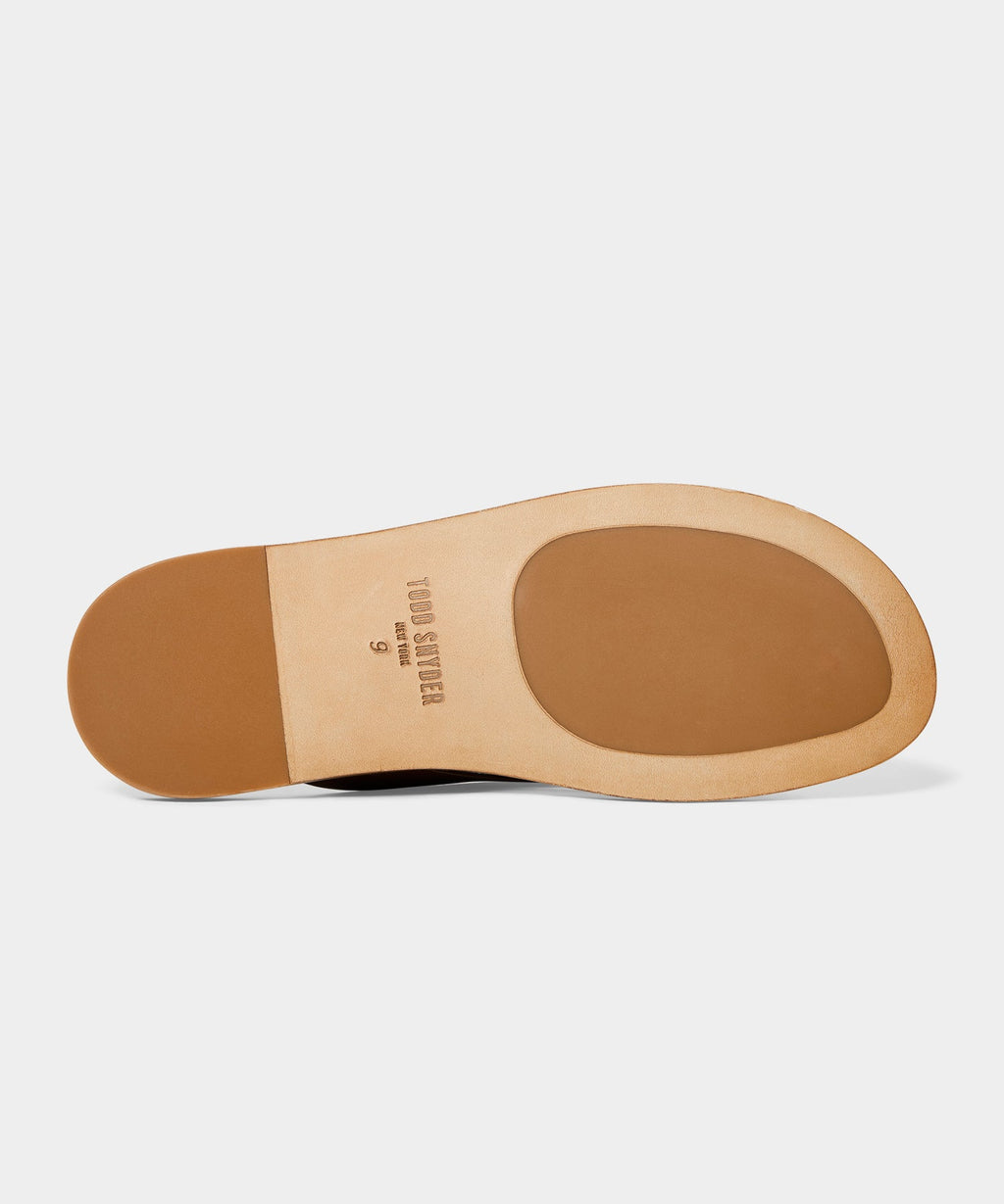 Porto Leather Thong Sandal