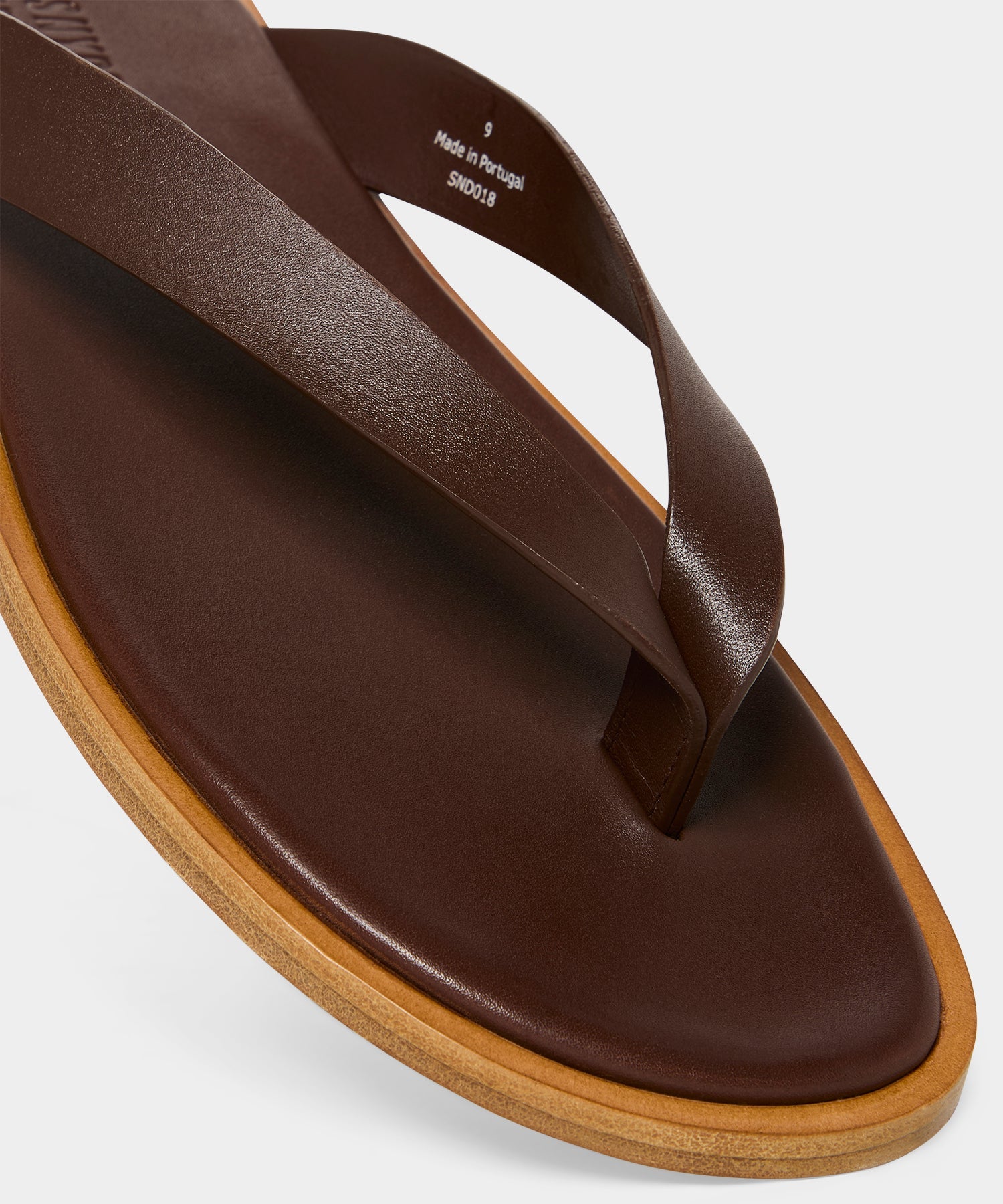 Porto Leather Thong Sandal