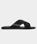 Porto Woven Leather Sandal