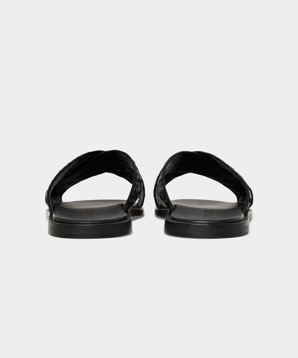 Porto Woven Leather Sandal
