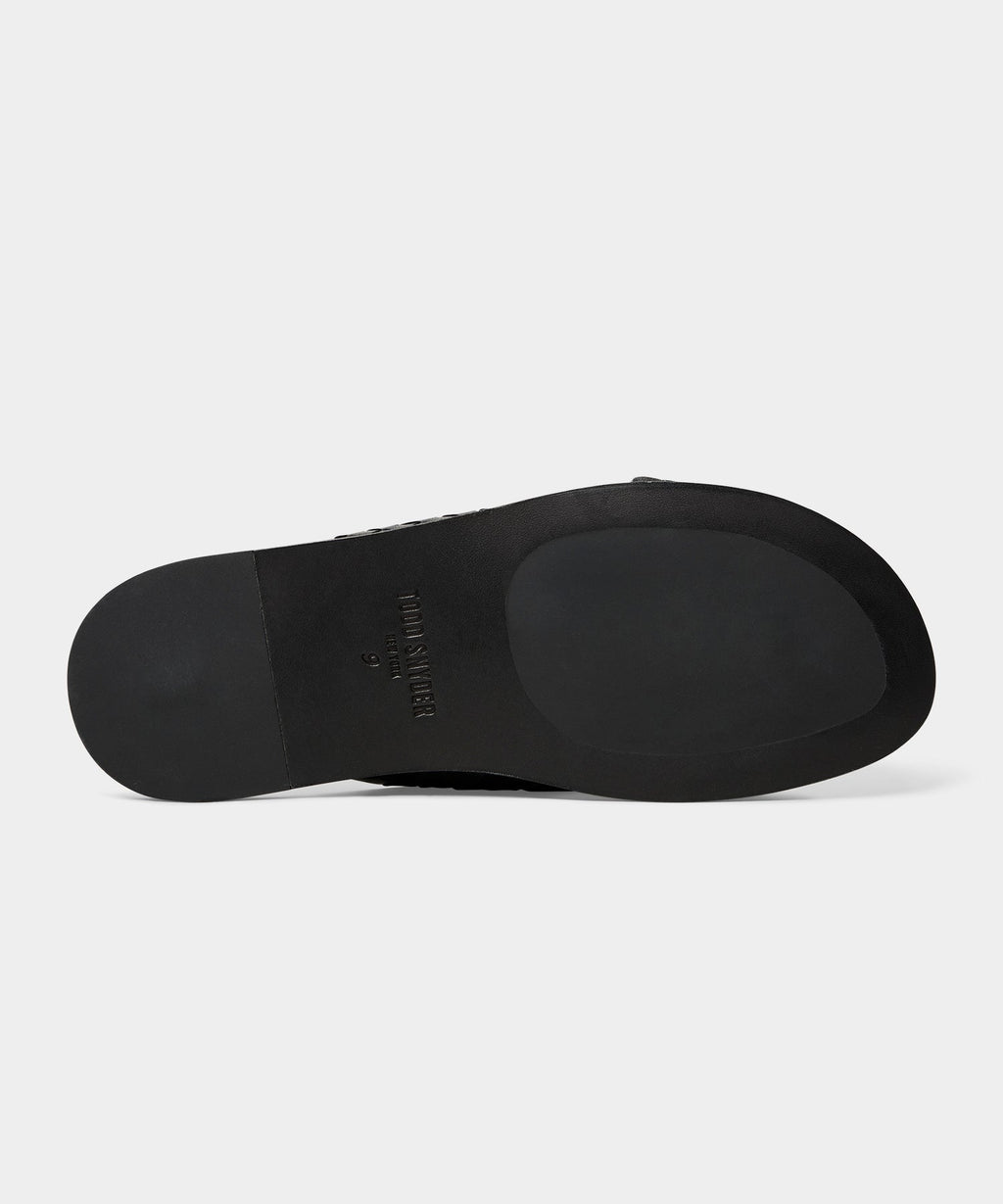 Porto Woven Leather Sandal