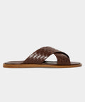 Porto Woven Leather Sandal