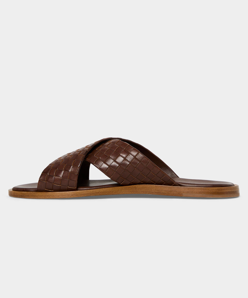 Porto Woven Leather Sandal