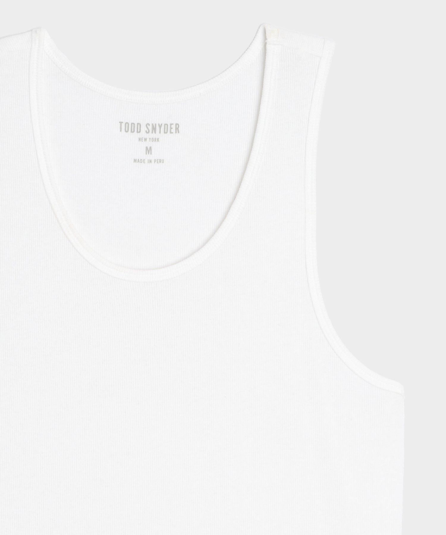Slim Ribbed Tank