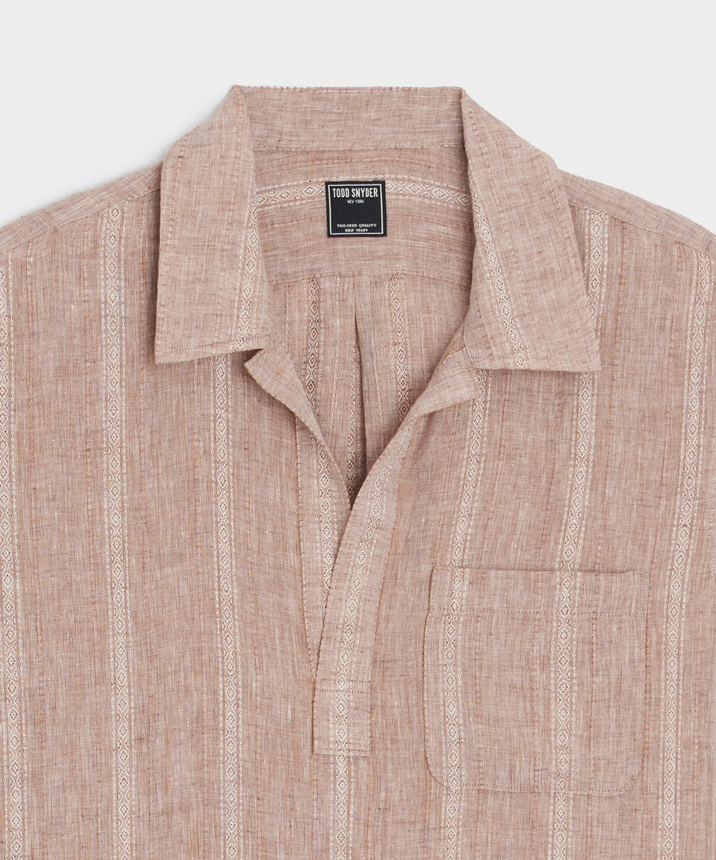 Relaxed Linen Popover Shirt