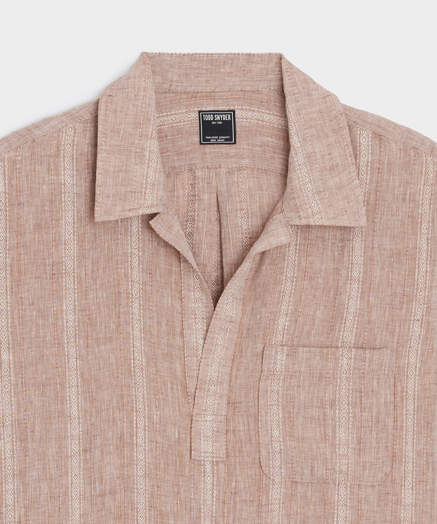 Relaxed Linen Popover Shirt