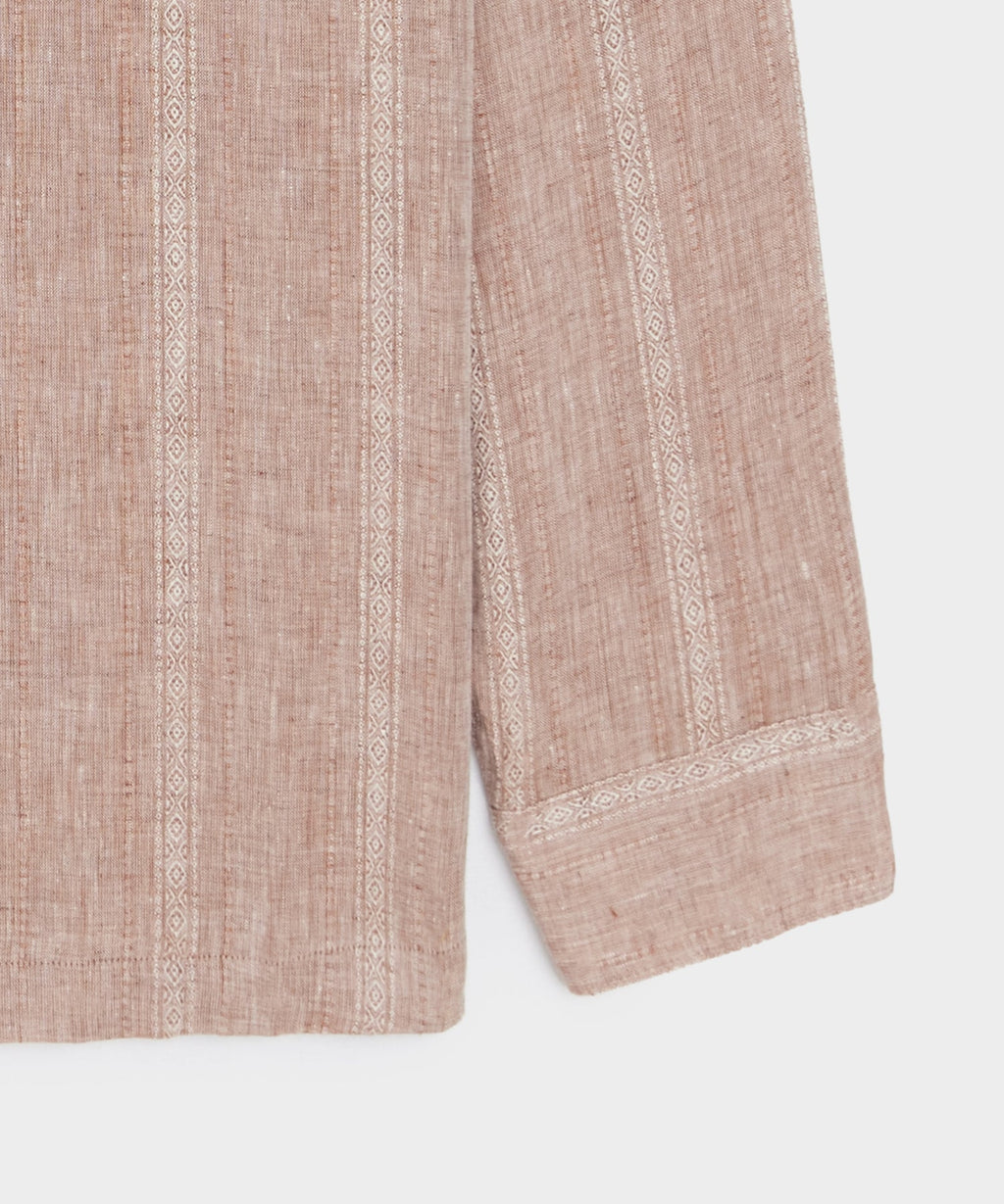 Relaxed Linen Popover Shirt