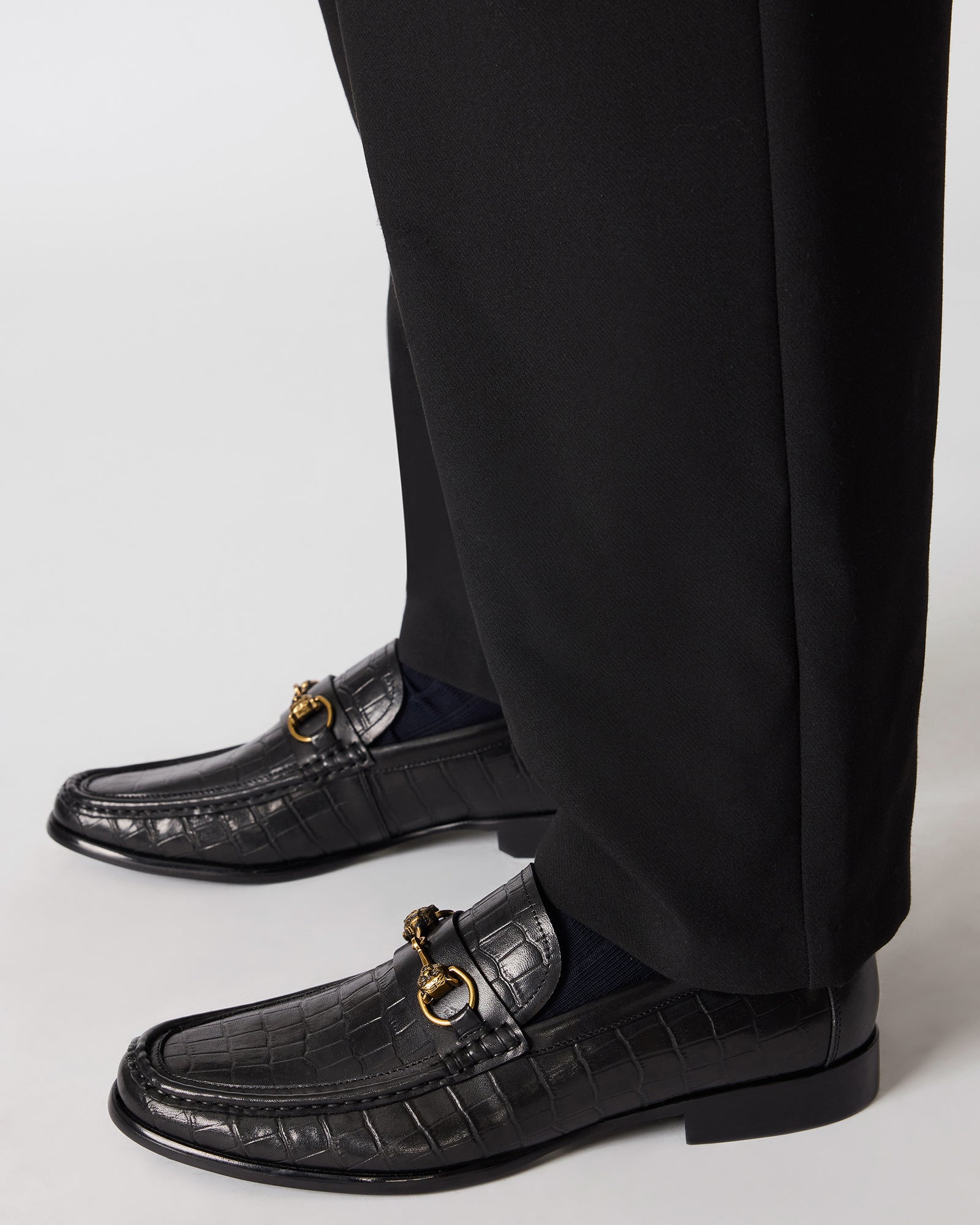 BROOKLYN BLACK CROCODILE