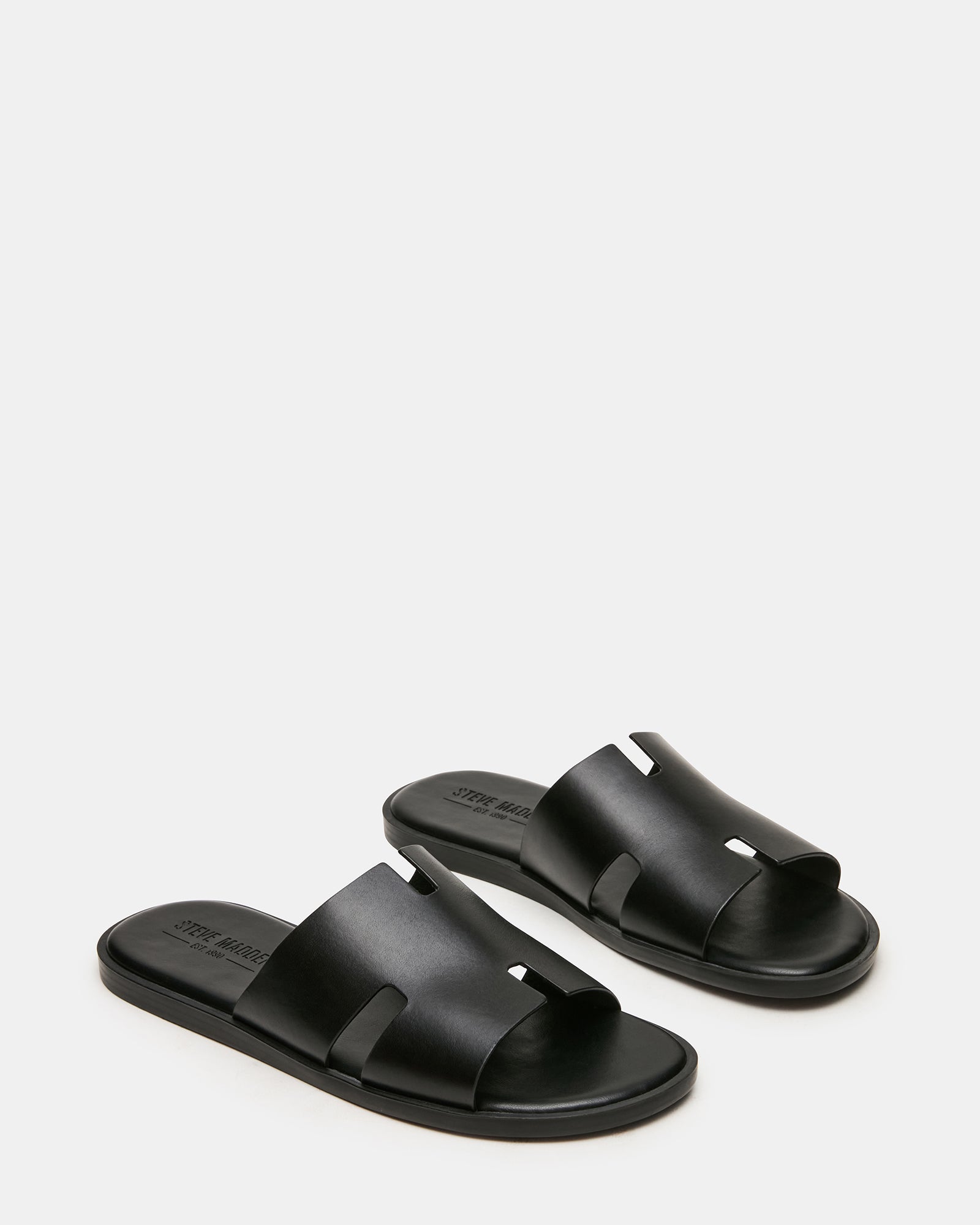 YUSSUF BLACK LEATHER