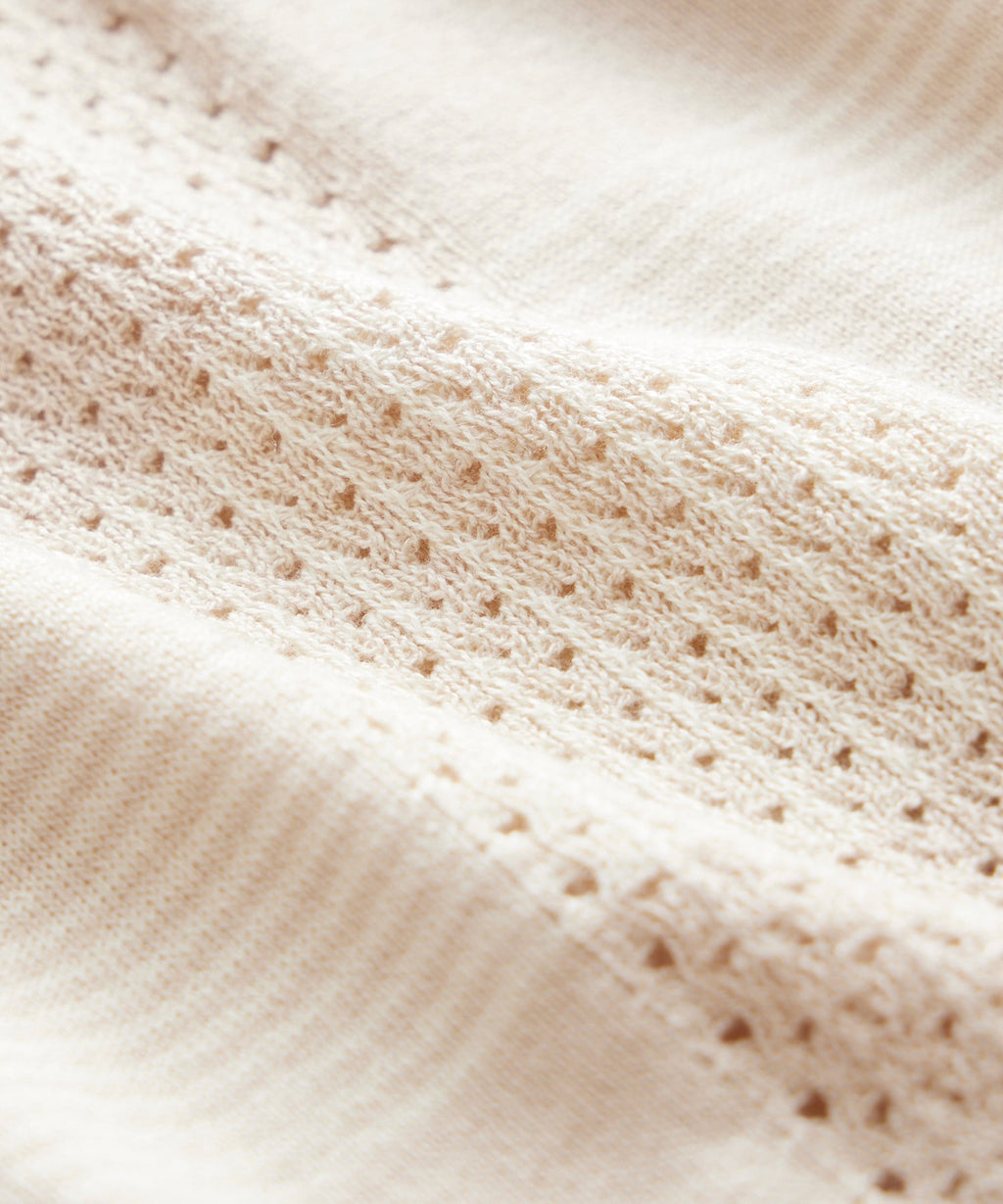 Mesh Silk-Cotton Montauk Sweater Polo