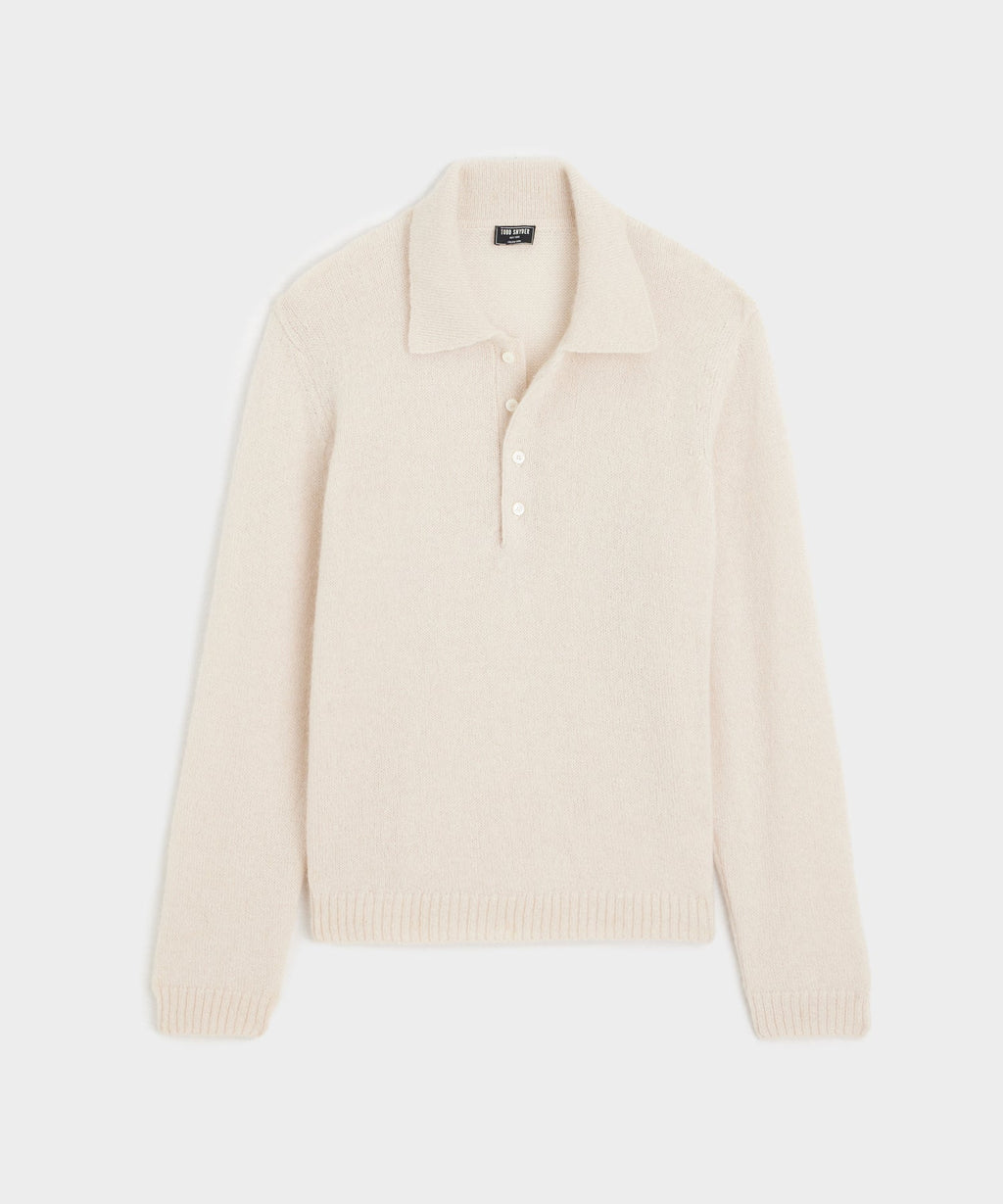 Relaxed Mohair Sweater Polo