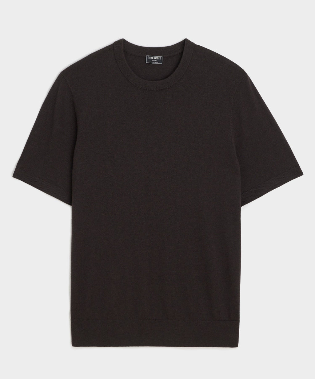 Silk-Cashmere Sweater Tee