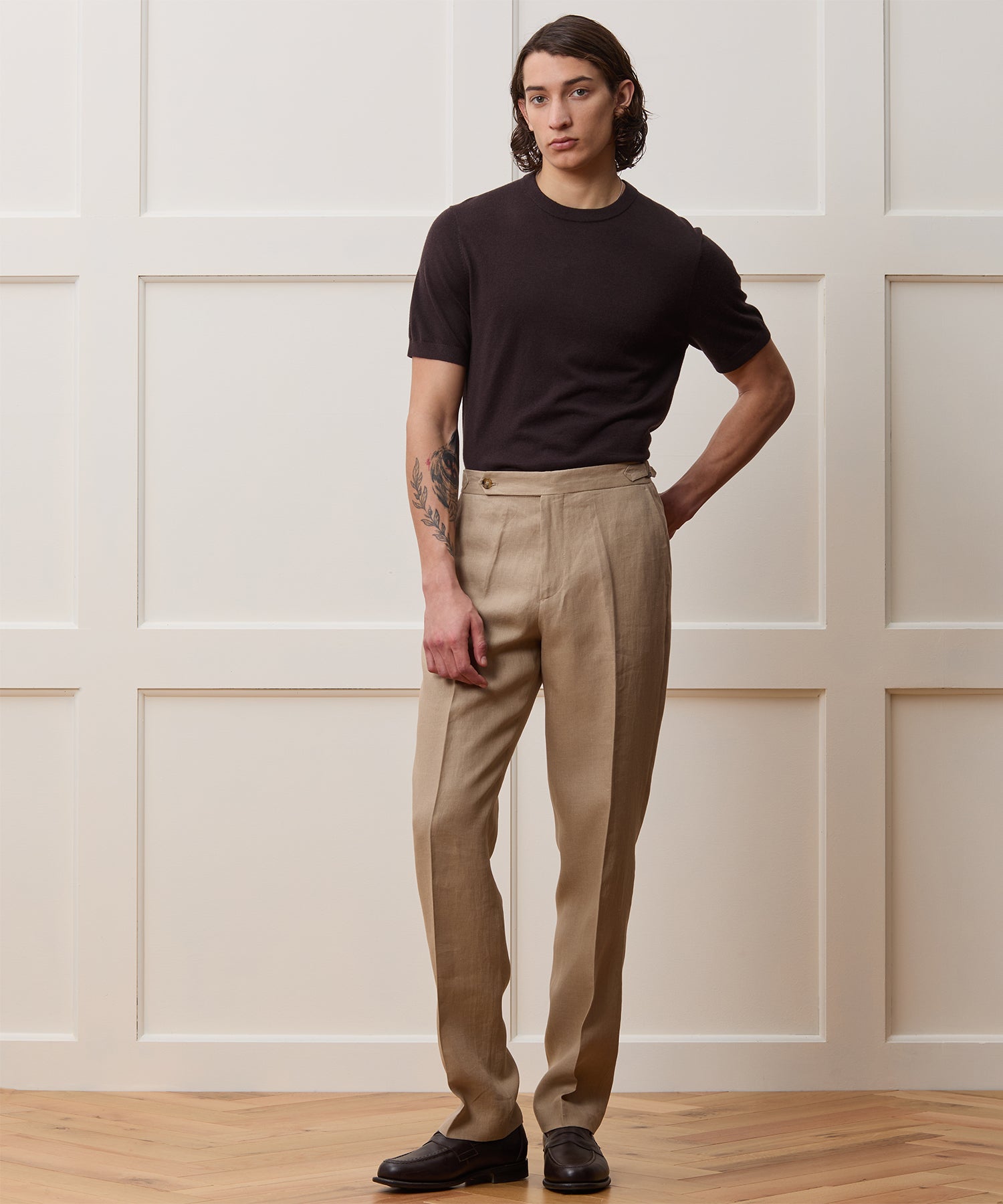 Silk-Cashmere Sweater Tee