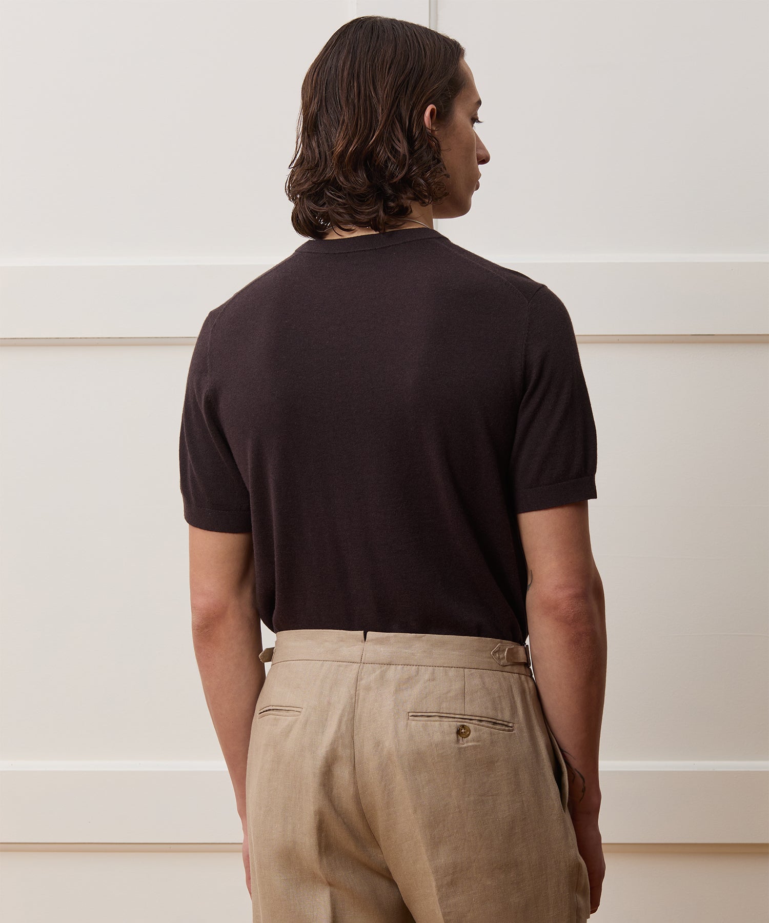 Silk-Cashmere Sweater Tee