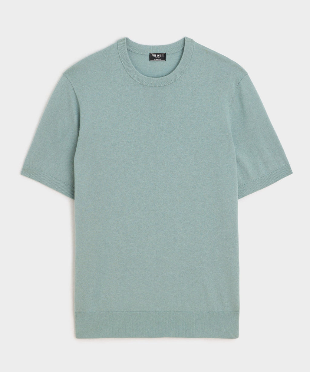 Silk-Cashmere Sweater Tee